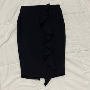Black pencil skirt